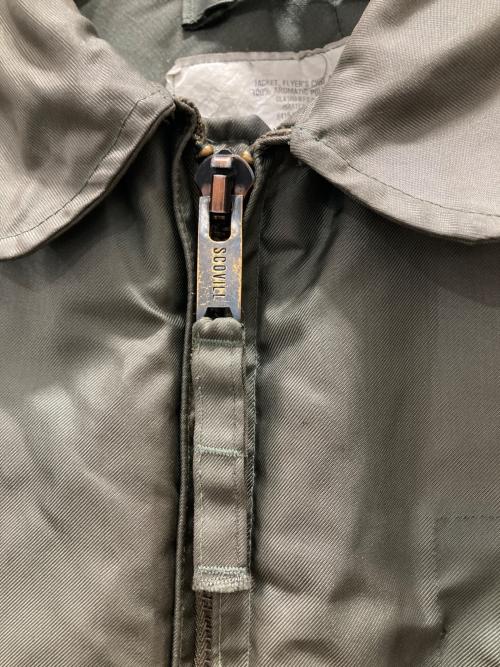 MILITARY（ミリタリー）MILITARY (ミリタリー) フライトジャケット オリーブ サイズ:Lの古着・服飾アイテム