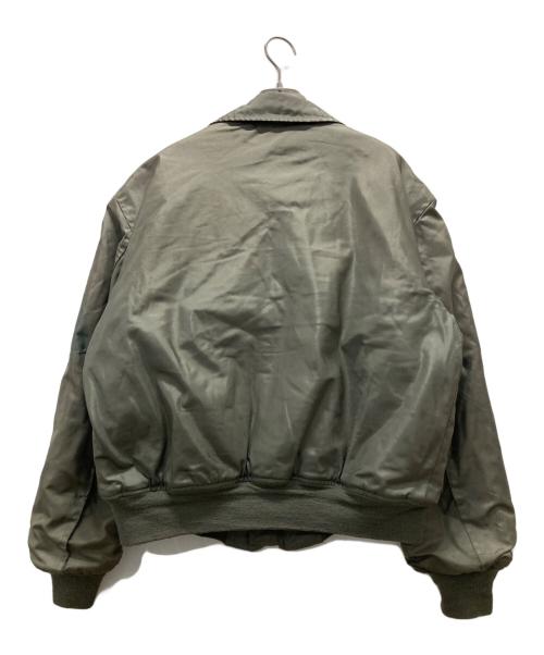 MILITARY（ミリタリー）MILITARY (ミリタリー) フライトジャケット オリーブ サイズ:Lの古着・服飾アイテム