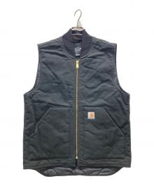 CarHartt（カーハート）の古着「ダック地ベスト」｜ブラック