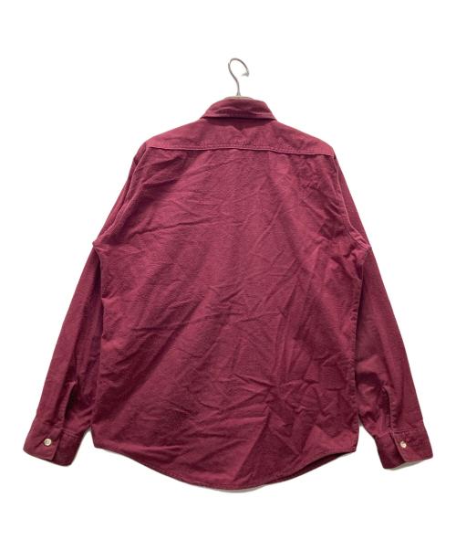 FIVE BROTHER（ファイブブラザー）FIVE BROTHER (ファイブブラザー) 80sシャモアクロスシャツ レッド サイズ:Mの古着・服飾アイテム