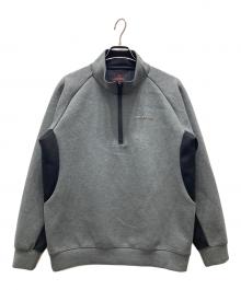 BRIEFING（ブリーフィング）の古着「WARM 3D LOGO HALF ZIP」｜グレー