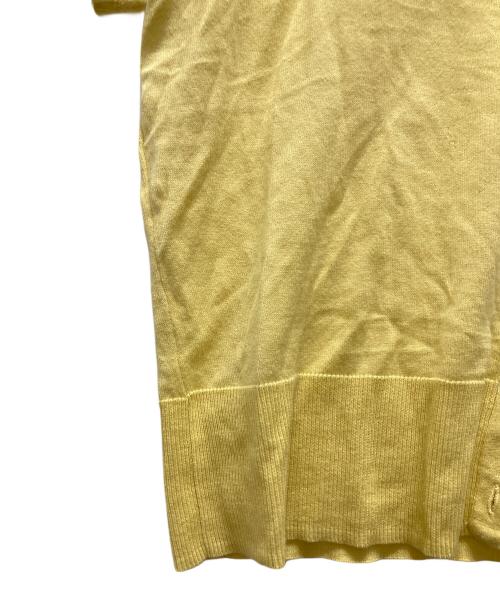 POLO RALPH LAUREN（ポロ・ラルフローレン）POLO RALPH LAUREN (ポロ・ラルフローレン) 半袖カーディガン イエロー サイズ:Sの古着・服飾アイテム