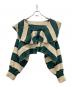 POPPY（ポピー）の古着「BORDER KNIT CARDIGAN」｜ベージュ