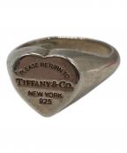 TIFFANY & Co.ティファニー）の古着「リターントゥ ハート シグネット リング」｜シルバー