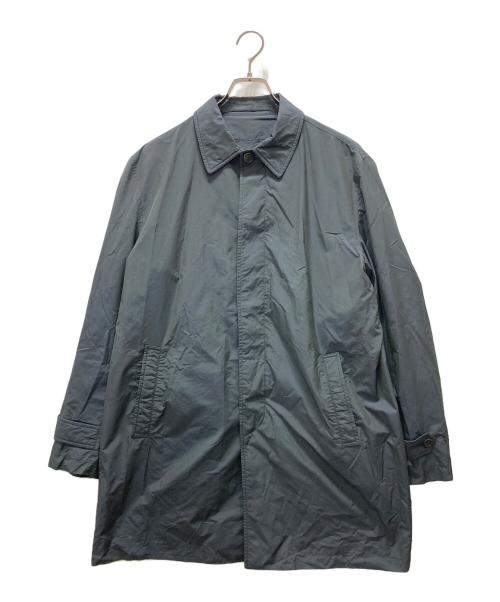 dunhill（ダンヒル）dunhill (ダンヒル) 欧州製ステンカラーコート グレー サイズ:Mの古着・服飾アイテム