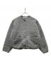 ZARA（ザラ）の古着「ハートキルティングジャケット」｜グレー