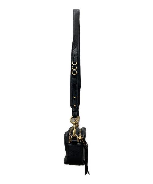 MARC JACOBS（マークジェイコブス）MARC JACOBS (マークジェイコブス) ショルダーバッグ/THE SNAPSHOT ザ スナップショット ブラック×ゴールドの古着・服飾アイテム
