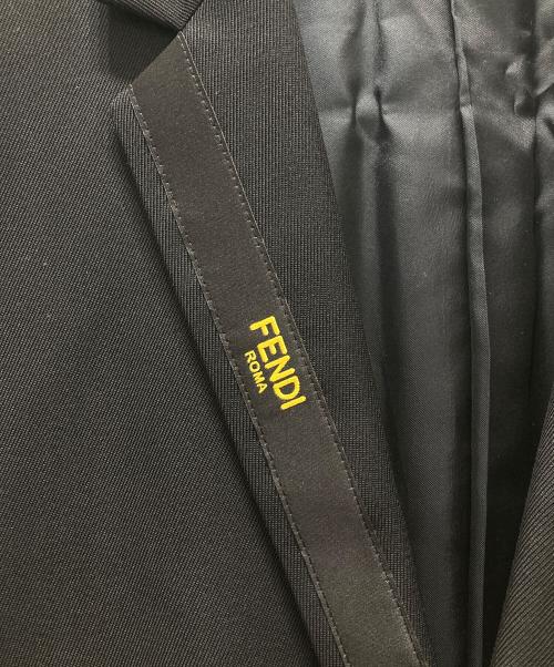 FENDI（フェンディ）FENDI (フェンディ) テーラードジャケット ブラック サイズ:50の古着・服飾アイテム