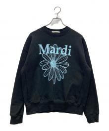 Mardi Mercredi（マルディメクルディ）の古着「プリントスウェット」｜ブラック