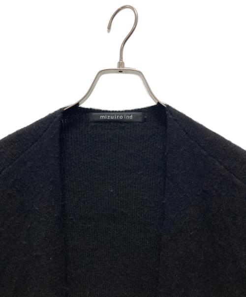 mizuiro-ind（ミズイロインド）mizuiro-ind (ミズイロインド) ニットコート ブラック サイズ:表記無しの古着・服飾アイテム