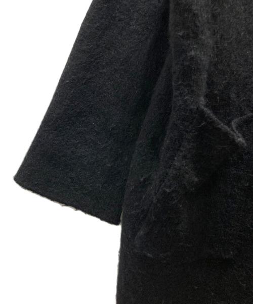 mizuiro-ind（ミズイロインド）mizuiro-ind (ミズイロインド) ニットコート ブラック サイズ:表記無しの古着・服飾アイテム