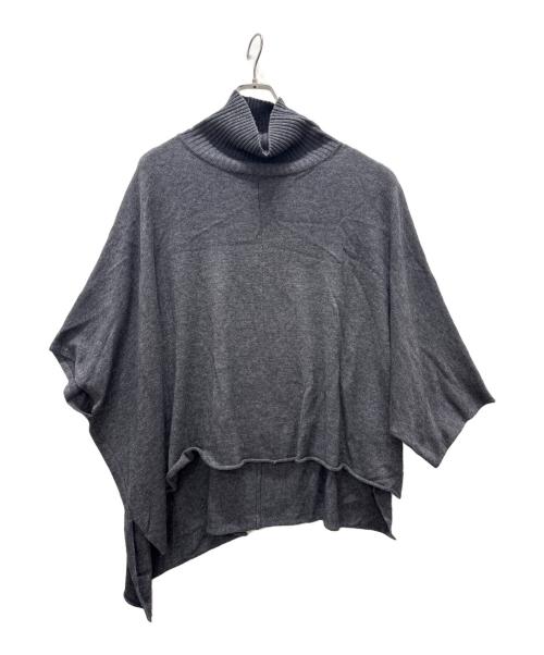 mizuiro-ind（ミズイロインド）mizuiro-ind (ミズイロインド) S/Sワイドニット グレー サイズ:表記無しの古着・服飾アイテム