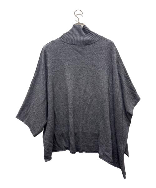 mizuiro-ind（ミズイロインド）mizuiro-ind (ミズイロインド) S/Sワイドニット グレー サイズ:表記無しの古着・服飾アイテム