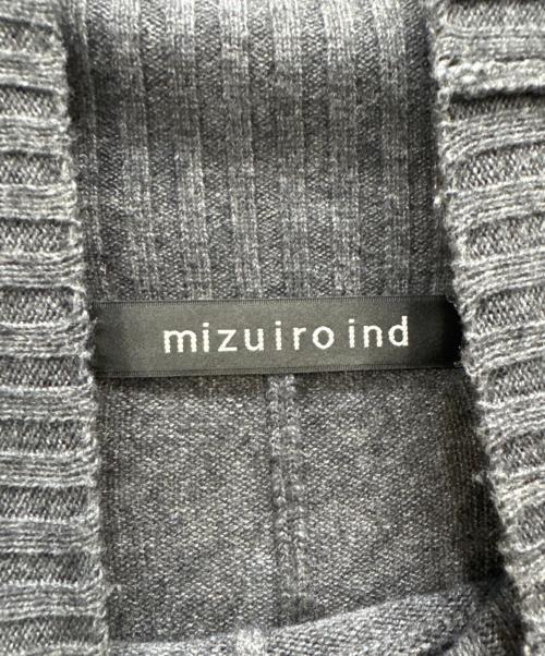 mizuiro-ind（ミズイロインド）mizuiro-ind (ミズイロインド) S/Sワイドニット グレー サイズ:表記無しの古着・服飾アイテム