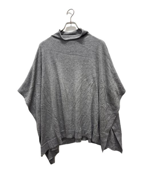 mizuiro-ind（ミズイロインド）mizuiro-ind (ミズイロインド) S/Sワイドニット グレー サイズ:表記無しの古着・服飾アイテム