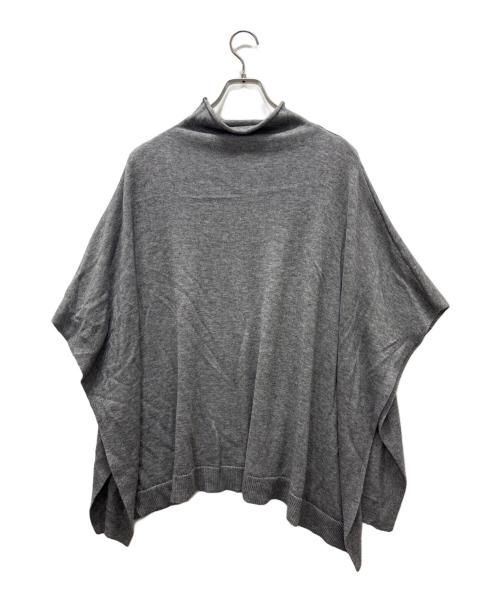 mizuiro-ind（ミズイロインド）mizuiro-ind (ミズイロインド) S/Sワイドニット グレー サイズ:表記無しの古着・服飾アイテム