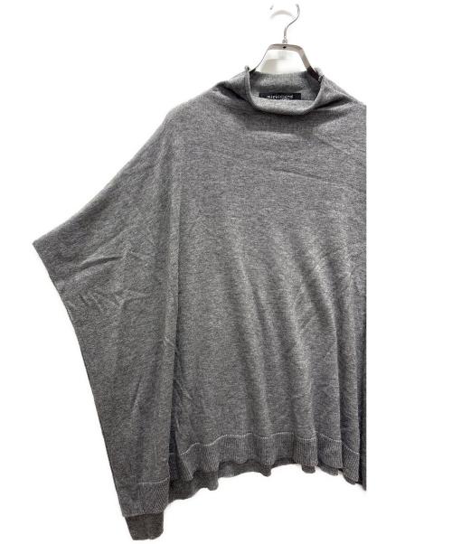 mizuiro-ind（ミズイロインド）mizuiro-ind (ミズイロインド) S/Sワイドニット グレー サイズ:表記無しの古着・服飾アイテム