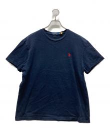 POLO RALPH LAUREN（ポロ・ラルフローレン）の古着「プリントTシャツ」｜ネイビー