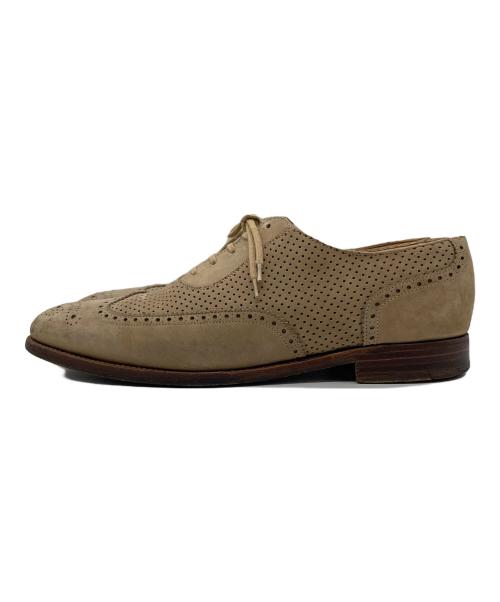 peal&co（ピールアンドコー）peal&co (ピールアンドコー) BROOKS BROTHERS (ブルックスブラザーズ) レースアップシューズ ベージュ サイズ:9の古着・服飾アイテム