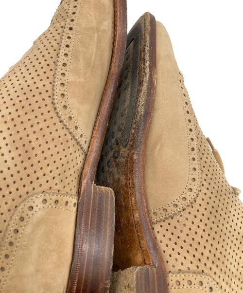 peal&co（ピールアンドコー）peal&co (ピールアンドコー) BROOKS BROTHERS (ブルックスブラザーズ) レースアップシューズ ベージュ サイズ:9の古着・服飾アイテム