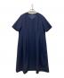 LEILIAN（レリアン）の古着「半袖ワンピース」｜ネイビー