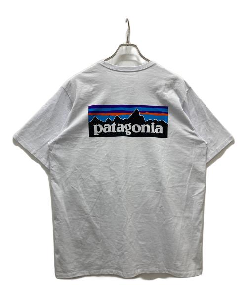 Patagonia（パタゴニア）Patagonia (パタゴニア) LOGO RESPONSIBILI TEE ホワイト サイズ:L 未使用品の古着・服飾アイテム