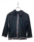 tricot COMME des GARCONSトリココムデギャルソン）の古着「丸襟カーディガン」｜ブラック