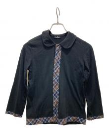 tricot COMME des GARCONS（トリココムデギャルソン）の古着「丸襟カーディガン」｜ブラック