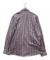 LEVI'S (リーバイス) 70s USA製ウエスタン チェックシャツ ホワイト×パープル サイズ:XL：4000円
