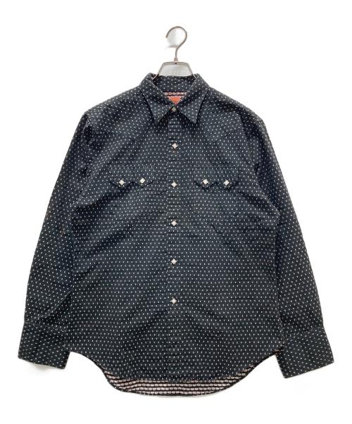 SUGAR CANE（シュガーケーン）SUGAR CANE (シュガーケーン) ウエスタンシャツ ブラック サイズ:Mの古着・服飾アイテム