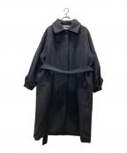OHOTOROオオトロ）の古着「ロング丈ウールステンカラーコート/Dublin Coat」｜グレー