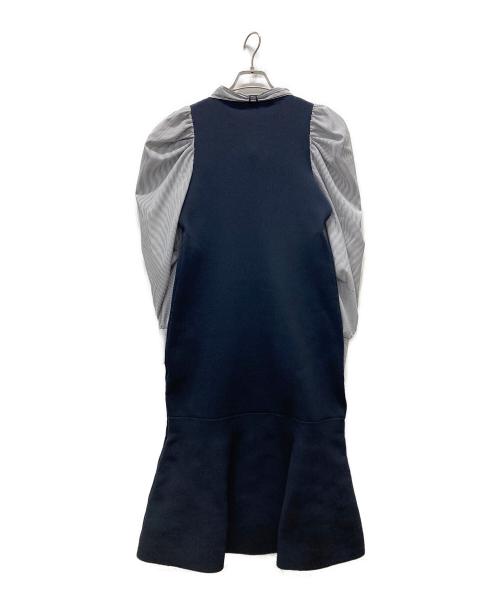 CELFORD（セルフォード）CELFORD (セルフォード) バックティアードワンピース ネイビー サイズ:36の古着・服飾アイテム