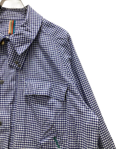 Barbour（バブアー）Barbour (バブアー) Paul Smith (ポールスミス) トランスポートカジュアルジャケット ブルー サイズ:Mの古着・服飾アイテム