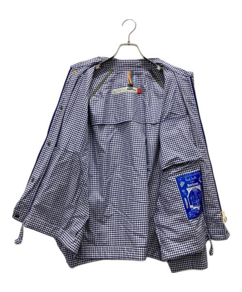 Barbour（バブアー）Barbour (バブアー) Paul Smith (ポールスミス) トランスポートカジュアルジャケット ブルー サイズ:Mの古着・服飾アイテム