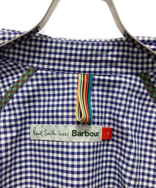 Barbour（バブアー）Barbour (バブアー) Paul Smith (ポールスミス) トランスポートカジュアルジャケット ブルー サイズ:Mの古着・服飾アイテム