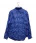 POLO RALPH LAUREN (ポロ・ラルフローレン) リネンチェックシャツ ブルー サイズ:M：7000円