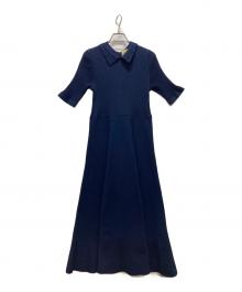 UNITED ARROWS（ユナイテッドアローズ）の古着「コンビ フレア ワンピース」｜ネイビー
