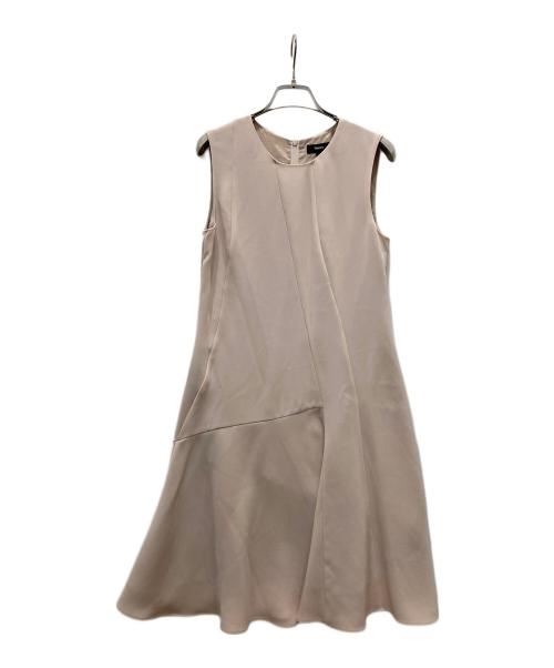 theory（セオリー）theory (セオリー) ノースリーブワンピース/Classic Crepe Asym Drape ライトピンク サイズ:2の古着・服飾アイテム