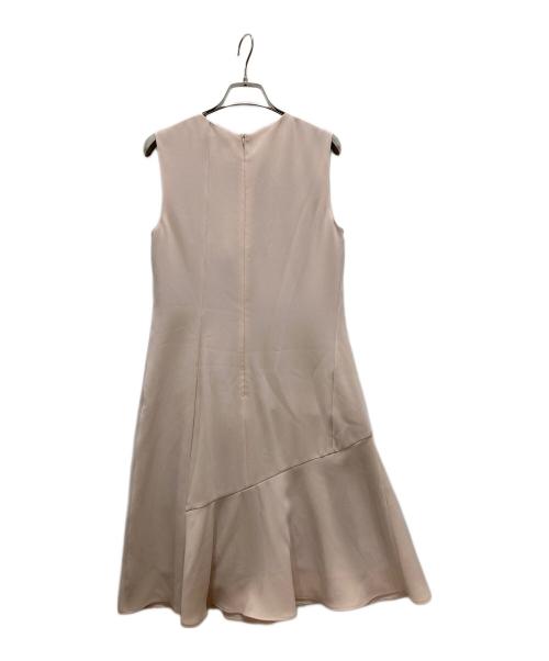 theory（セオリー）theory (セオリー) ノースリーブワンピース/Classic Crepe Asym Drape ライトピンク サイズ:2の古着・服飾アイテム