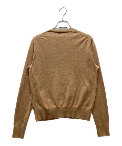 POLO RALPH LAUREN（ポロ・ラルフローレン）POLO RALPH LAUREN (ポロ・ラルフローレン) 丸首カーディガン ブラウン サイズ:Sの古着・服飾アイテム