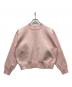 UNITED ARROWS（ユナイテッドアローズ）の古着「スウェットライク クルーネックニット ‐ウォッシャブル‐」｜ピンク