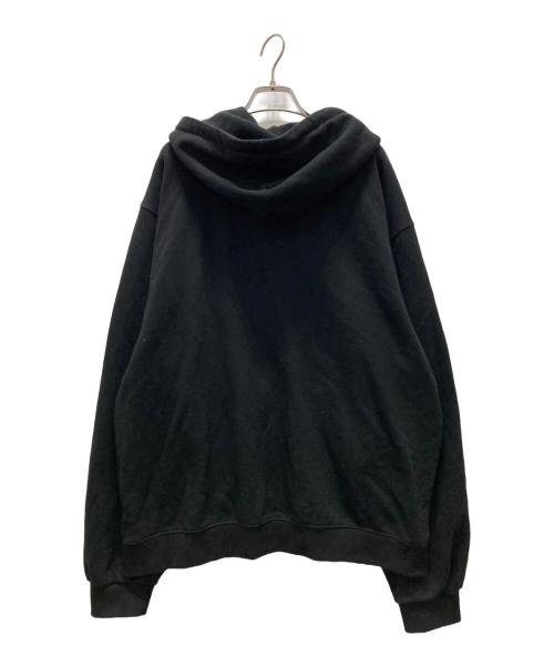 wooalong（ウアロン）wooalong (ウアロン) ジップパーカー/ wear actual life ブラック サイズ:Mの古着・服飾アイテム