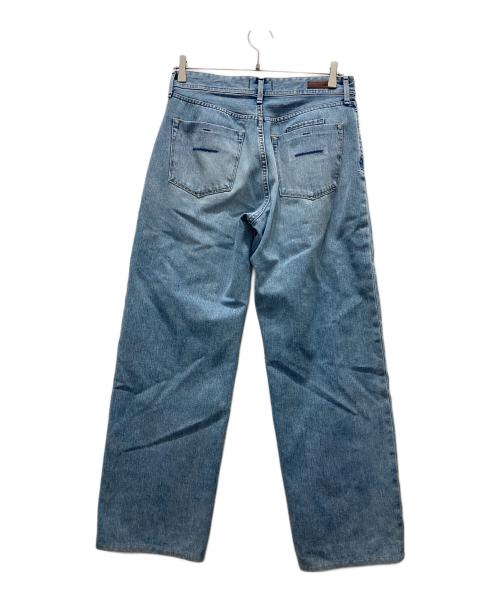 YANUK（ヤヌーク）YANUK (ヤヌーク) Low Rise Trick Denim ボーイズストレートLEA ブルー サイズ:27の古着・服飾アイテム