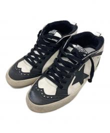 GOLDEN GOOSE（ゴールデングース）の古着「Mid Star Classic ローカットスニーカー」｜ブラック×ホワイト