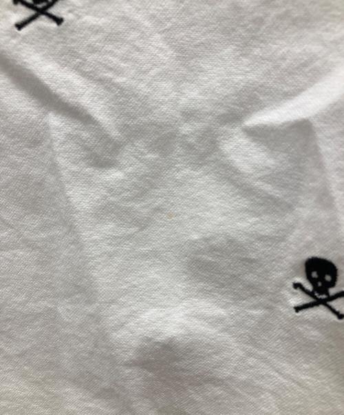 RALPH LAUREN（ラルフローレン）RALPH LAUREN (ラルフローレン) スカル刺繍半袖BDシャツ ホワイト サイズ:XXLの古着・服飾アイテム