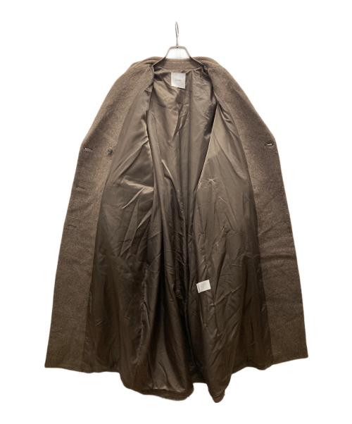 CLANE（クラネ）CLANE (クラネ) DOUBLE WOOL LONG COAT ブラウン サイズ:1の古着・服飾アイテム