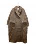 CLANE（クラネ）の古着「DOUBLE WOOL LONG COAT」｜ブラウン