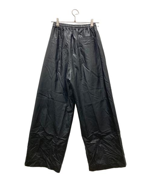 MAISON SPECIAL（メゾンスペシャル）MAISON SPECIAL (メゾンスペシャル) Vegan Leather Easy Pants ブラック サイズ:Sの古着・服飾アイテム