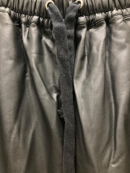 MAISON SPECIAL（メゾンスペシャル）MAISON SPECIAL (メゾンスペシャル) Vegan Leather Easy Pants ブラック サイズ:Sの古着・服飾アイテム
