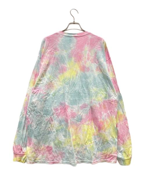TACOMA FUJI RECORDS（タコマ フジ レコード）TACOMA FUJI RECORDS (タコマ フジ レコード) タイダイL/Sプリントカットソー マルチカラー サイズ:Mの古着・服飾アイテム